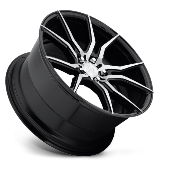 Ascari 20x10 BLK with Brushed Face A2 1000