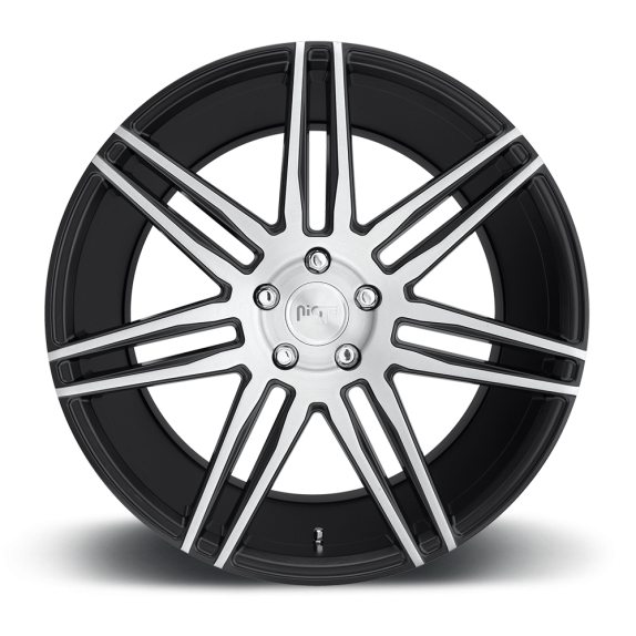 TRENTO 20x10.5 BLK WITH BRUSHED Face 10001